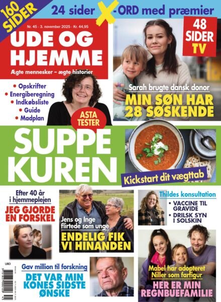 Ude og Hjemme – 3 November 2025 Cover