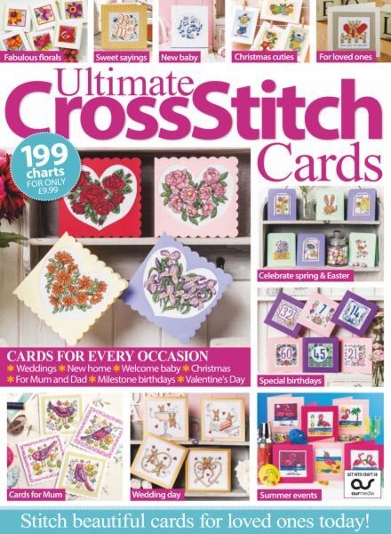 Ultimate CrossStitch Cards – February 2025 Cover