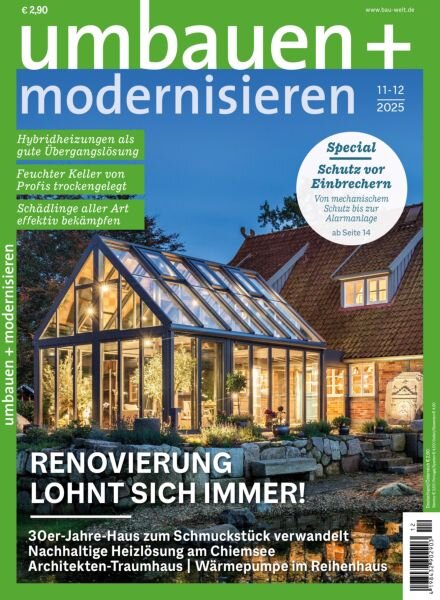 Umbauen + Modernisieren – November-Dezember 2025 Cover