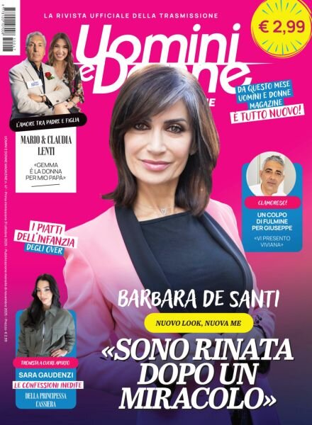 Uomini e Donne Magazine – 31 Ottobre 2025 Cover