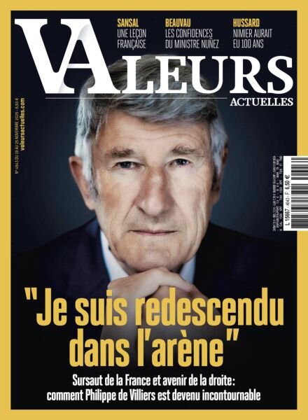 Valeurs Actuelles – 19 Novembre 2025 Cover