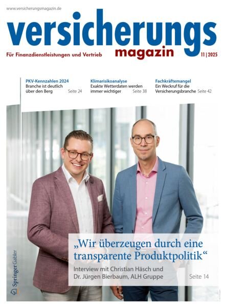Versicherungsmagazin – November 2025 Cover