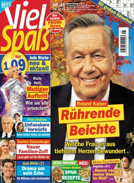 Viel Spass – 29 Oktober 2025 Cover