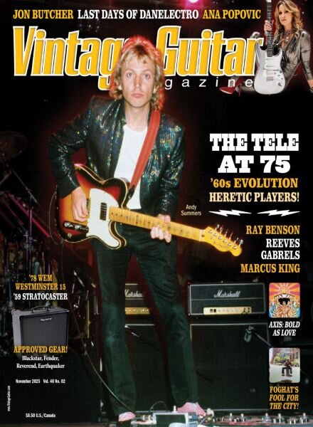Vintage Guitar – November 2025 Cover