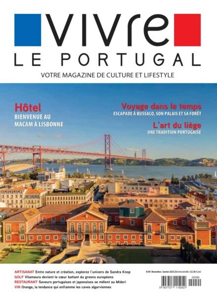 Vivre le Portugal – Novembre 2025 – Janvier 2026 Cover