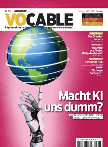 Vocable Allemand – Novembre 2025 Cover