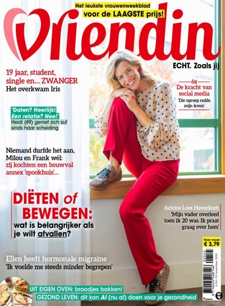 Vriendin – 4 November 2025 Cover