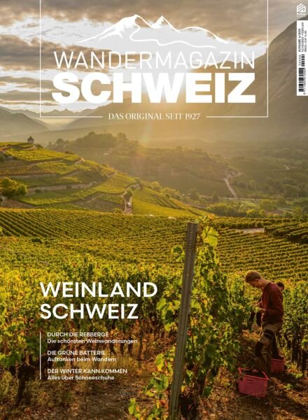 Wandermagazin Schweiz – November-Dezember 2025 – Januar-Februar 2026 Cover