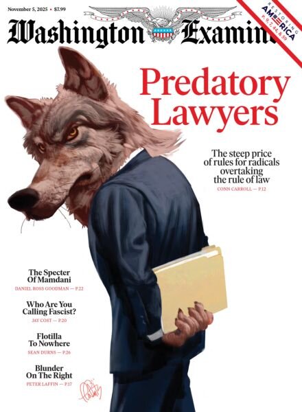 Washington Examiner – November 5 2025 Cover