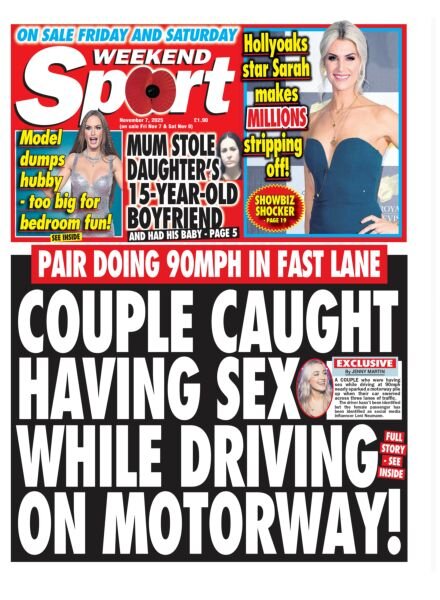 Weekend Sport – 7 November 2025 Cover