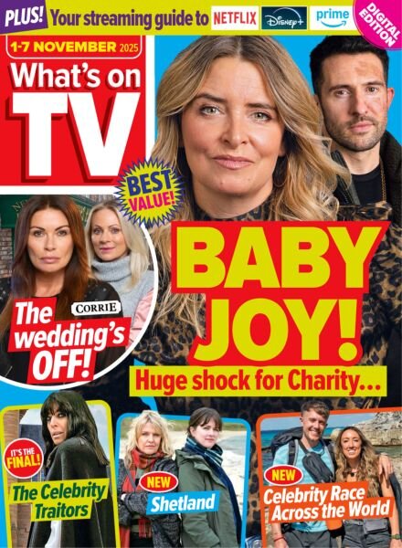 What’s on TV – 1 November 2025 Cover