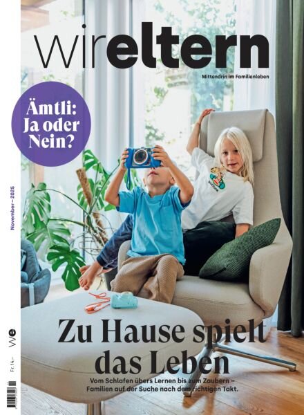 Wir Eltern – November 2025 Cover