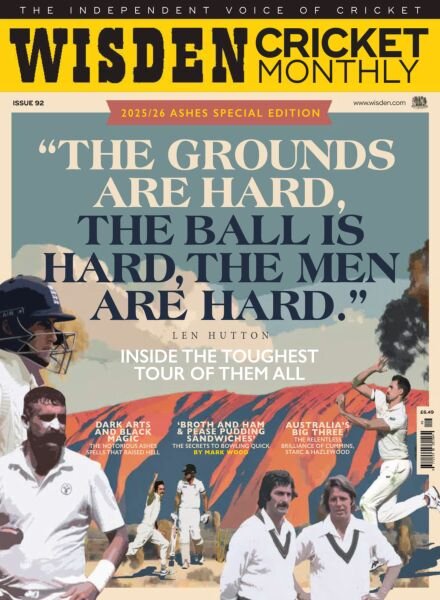 Wisden Cricket Monthly – Issue 92 2025 Cover