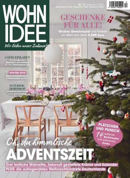 Wohnidee – Dezember 2025 Cover