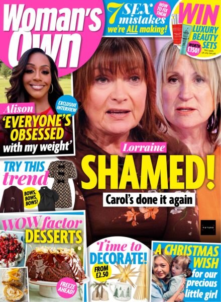Woman’s Own – 17 November 2025 Cover