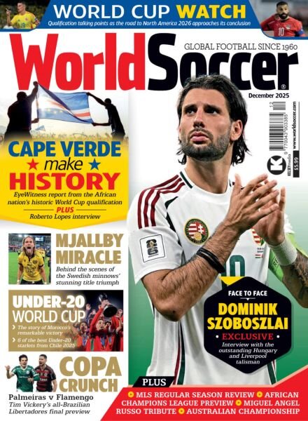World Soccer – December 2025 Cover