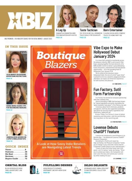 XBIZ Premiere – August 2023 Cover