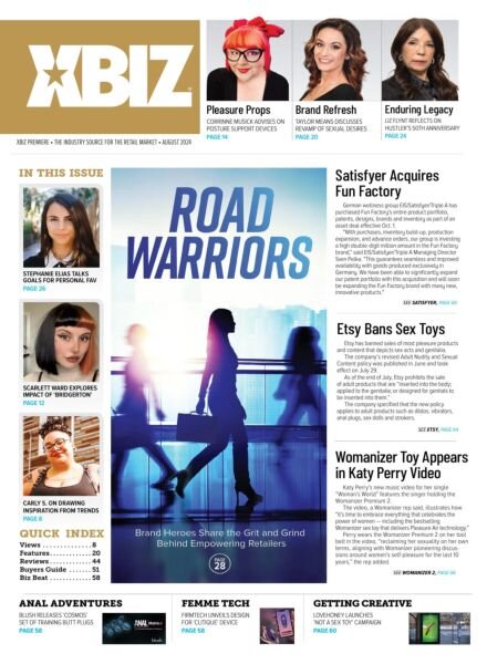 XBIZ Premiere – August 2024 Cover