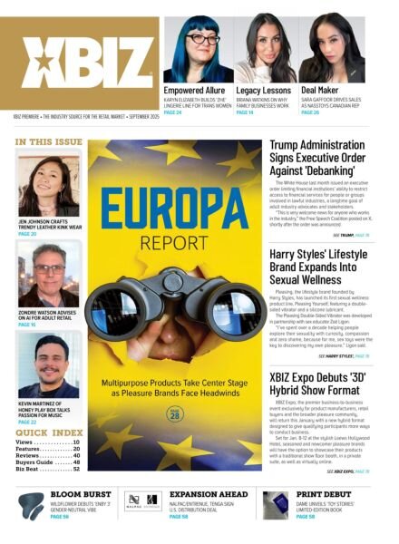 XBIZ Premiere – September 2025 Cover
