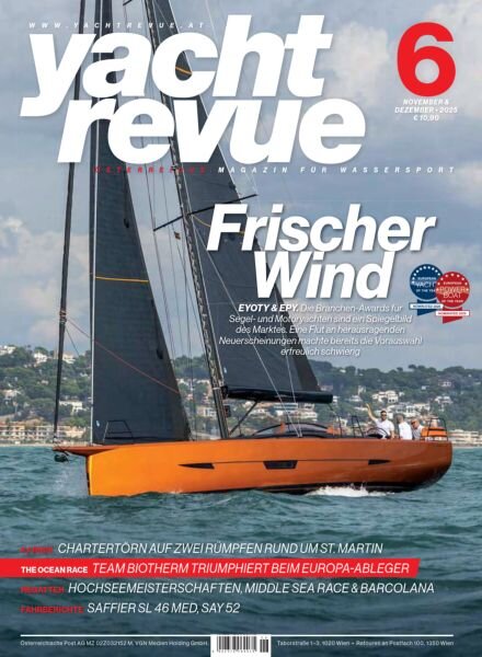 Yachtrevue – November-Dezember 2025 Cover
