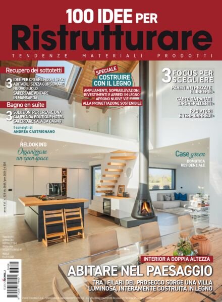 100 Idee per Ristrutturare – Dicembre 2025 – Gennaio 2026 Cover