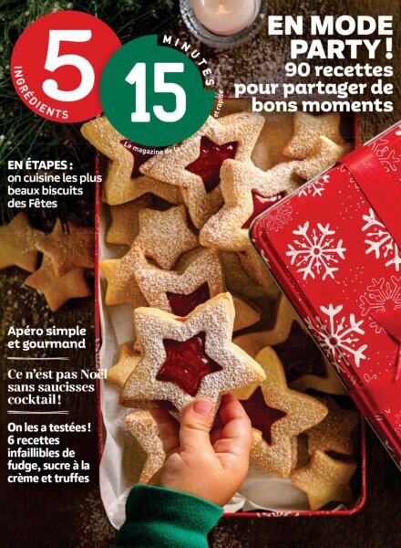 5 Ingredients 15 Minutes – Janvier 2026 Cover