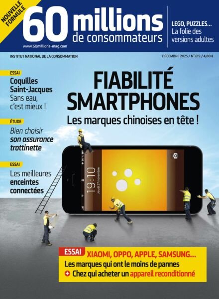60 Millions de Consommateurs – Decembre 2025 Cover