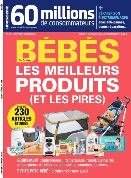 60 Millions de Consommateurs – Hors-Serie – Janvier-Fevrier 2026 Cover