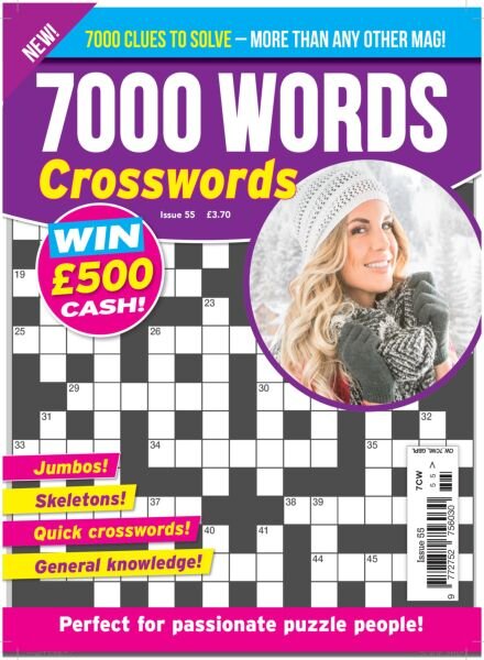 7000 Words Crosswords – Issue 55 – December 2025 Cover