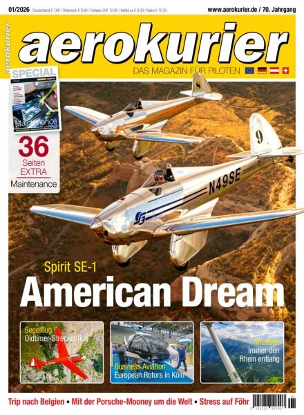 Aerokurier Germany – Januar 2026 Cover