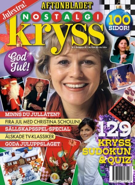 Aftonbladet Nostalgi Kryss – 5 December 2025 Cover