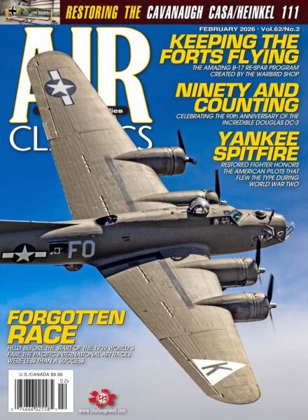 Air Classics Where History Flies! – February 2026 Cover