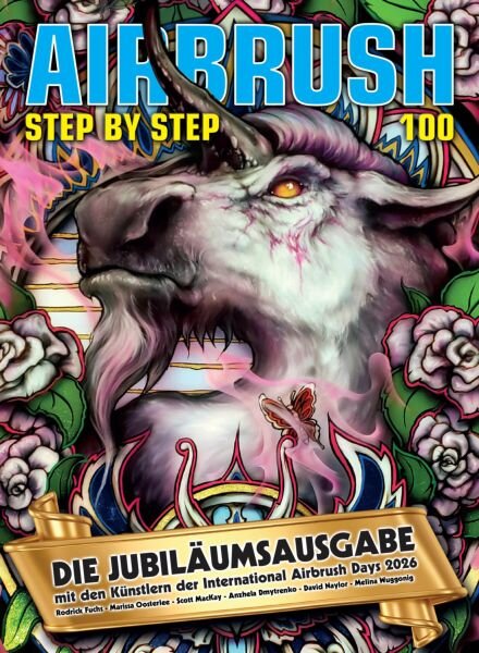 Airbrush Step by Step German Edition – November 2025 Cover