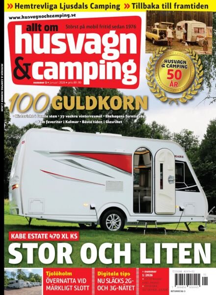 Allt om Husvagn & Camping – December 2025 Cover