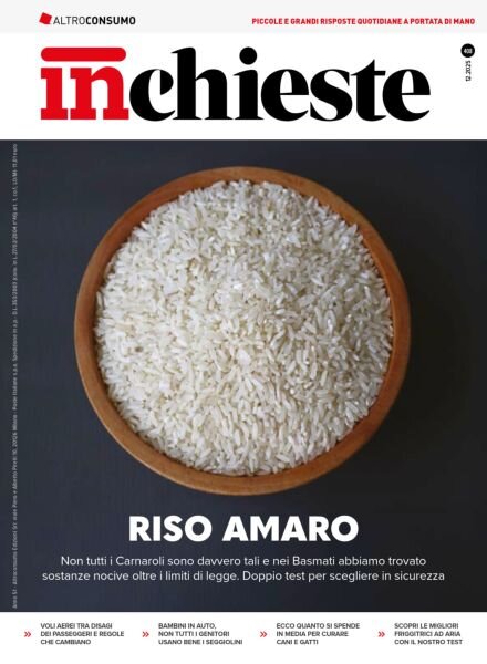 Altroconsumo Inchieste – Dicembre 2025 Cover