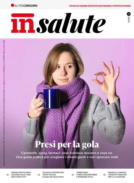 Altroconsumo InSalute – Dicembre 2025 Cover