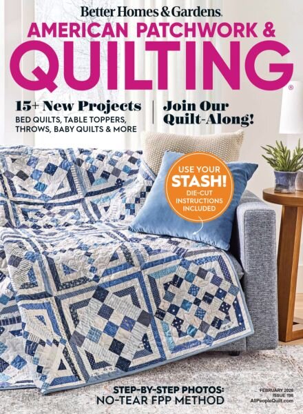 American Patchwork & Quilting – February 2026 Cover