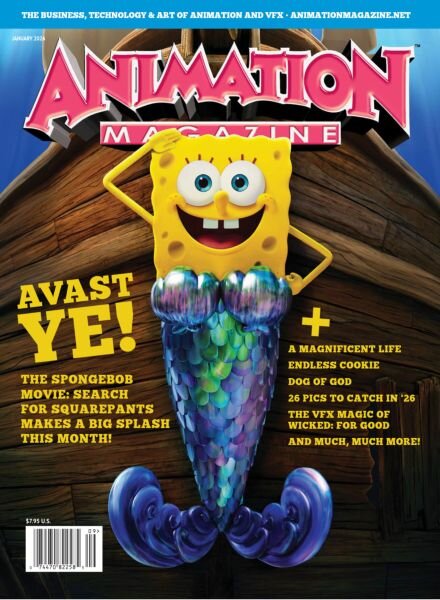 Animation Magazine – January 2026 Cover