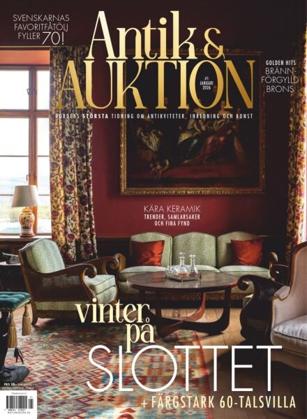 Antik & Auktion – Januari 2026 Cover