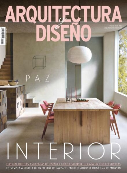 Arquitectura y Diseno – Enero 2026 Cover