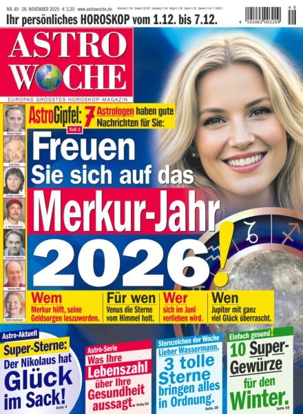 Astrowoche – 26 November 2025 Cover