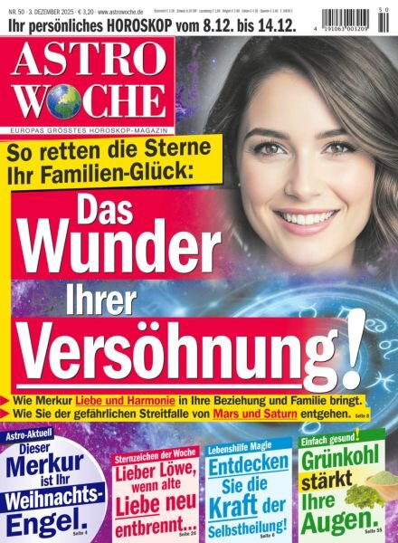 Astrowoche – 3 Dezember 2025 Cover