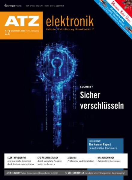 ATZ Elektronik – Dezember 2025 Cover