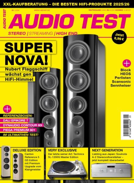 Audio Test – Januar 2026 Cover