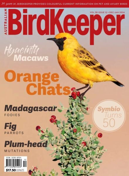 Australian Birdkeeper – Volume 38 Issue 12 2025 Cover