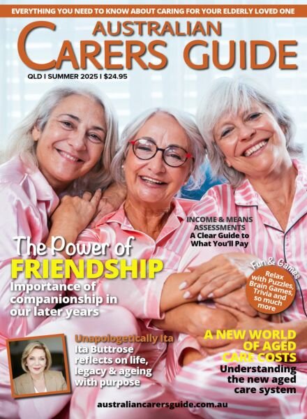 Australian Carers Guide QLD – Summer 2025 Cover