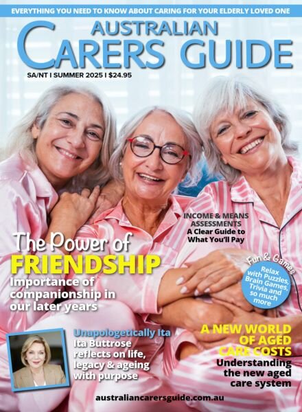 Australian Carers Guide SA-NT – Summer 2025 Cover