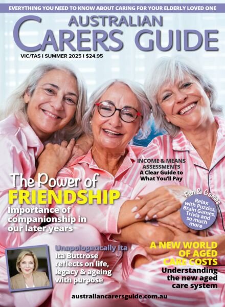 Australian Carers Guide Vic-Tas – Summer 2025 Cover