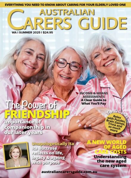Australian Carers Guide WA – Summer 2025 Cover