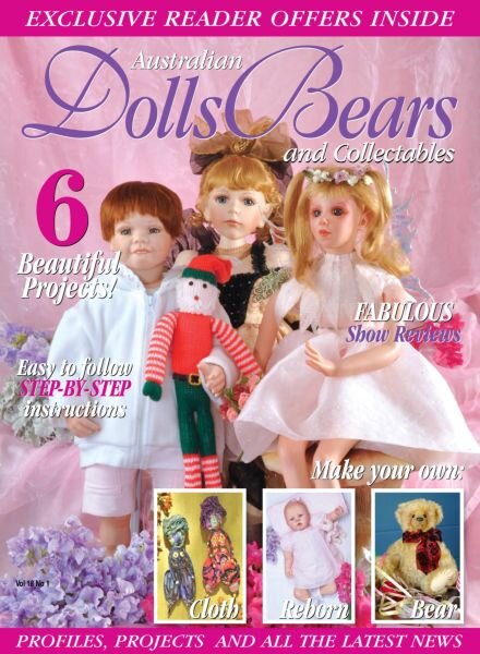 Australian Dolls Bears & Collectables – Issue 13 2025 Cover